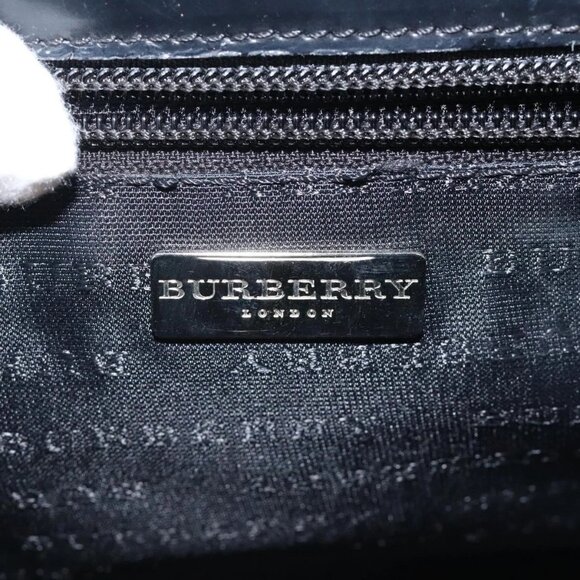 BURBERRY Nova Check Shoulder Bag PVC Beige Auth BA1737 - Picture 10 of 16